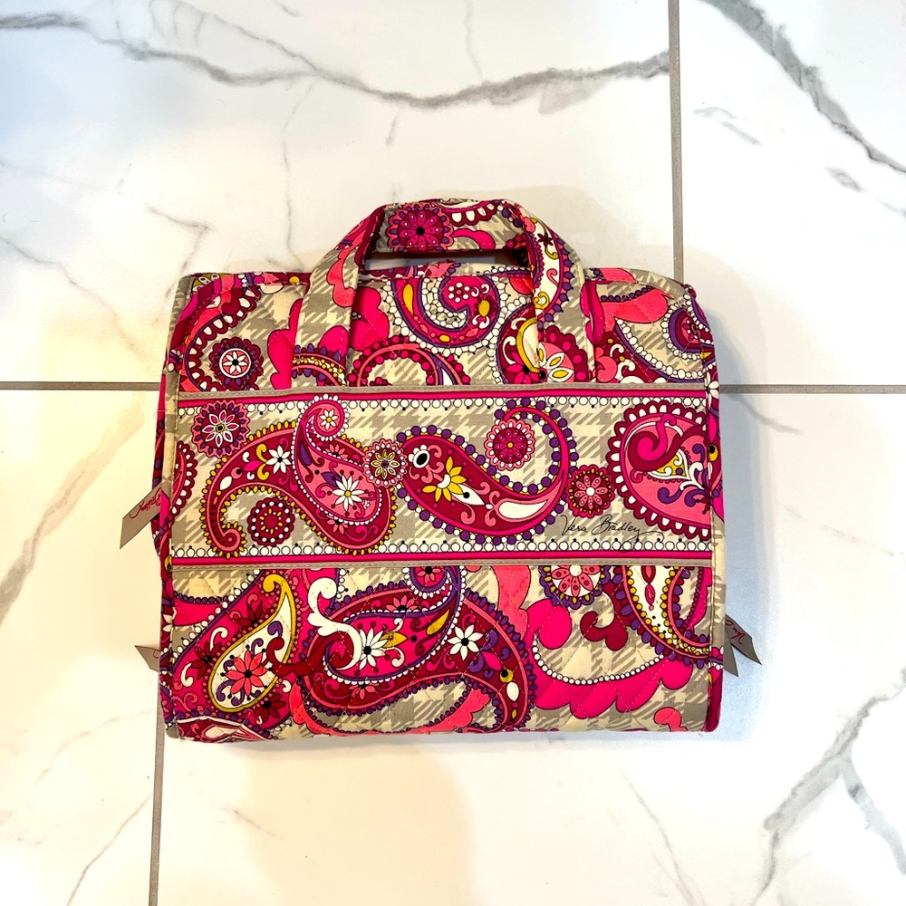 Vera Bradley hanging toiletries case